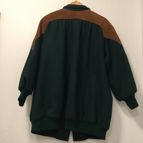 Vintage Michelle Francois Jacket w/ Leather Detail - Picture 6 of 8